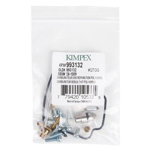 Kimpex Kit de réparation de carburateur pour Polaris