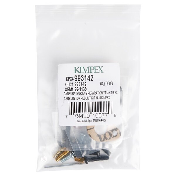 Kimpex Kit de réparation de carburateur pour Yamaha