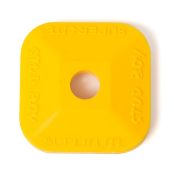 Plaque d'appui STUD BOY Super Lite Single Plus, 1,45 po, jaune 24