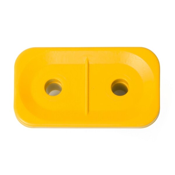 STUD BOY Super Lite Pro Series Backer Plate Rectangular Double Yellow 48