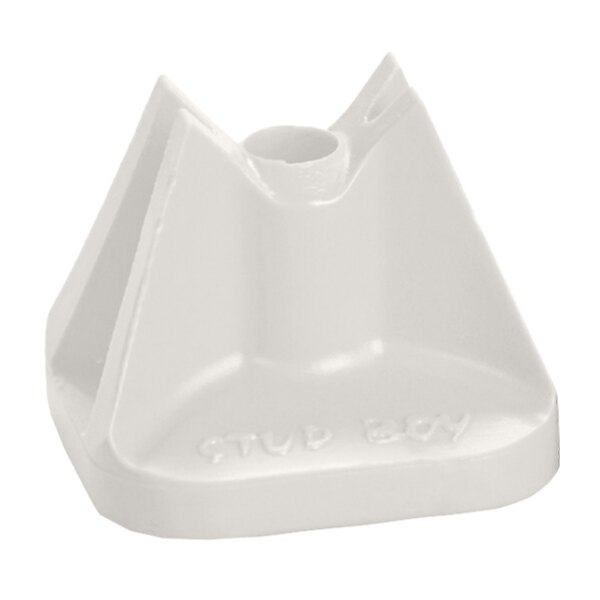 Plaque d'appui STUD BOY Super Lite Pro Series carrée simple blanche 24