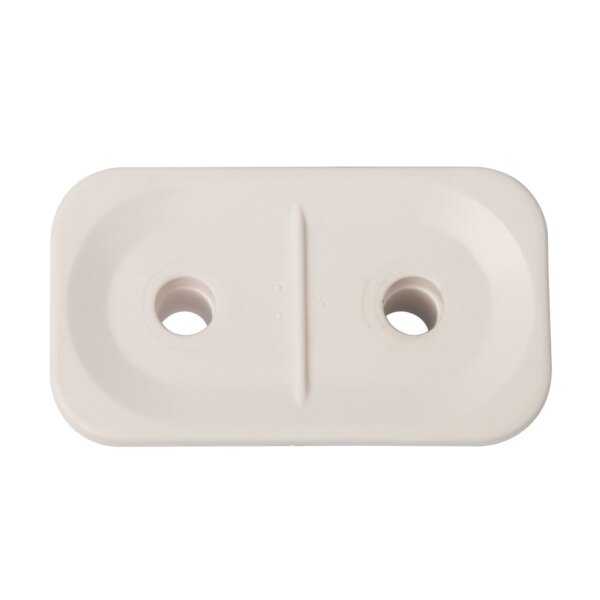 STUD BOY Super Lite Pro Series Backer Plate Rectangular Double White 24