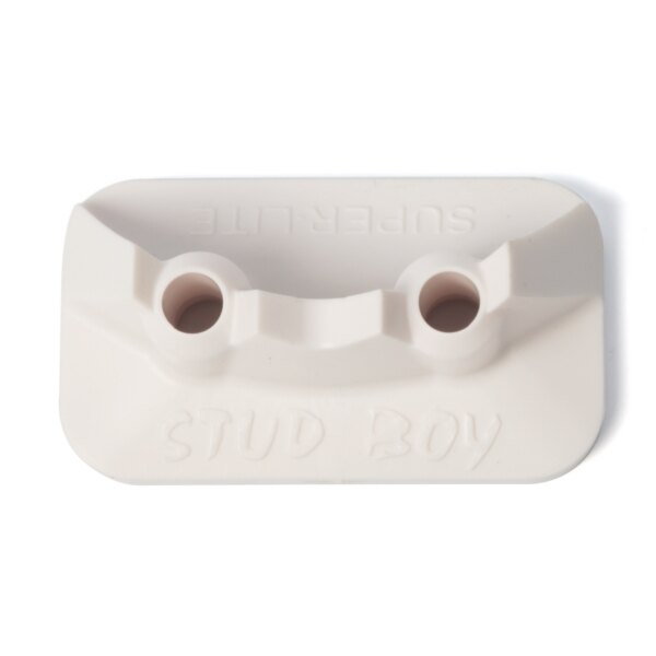 STUD BOY Super Lite Pro Series Backer Plate Rectangular Double White 24