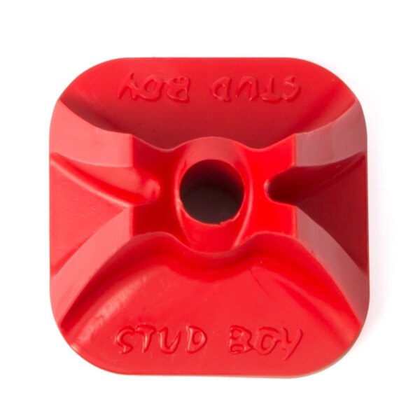 STUD BOY Super Lite Pro Series Plaque de support rectangulaire simple rouge 24