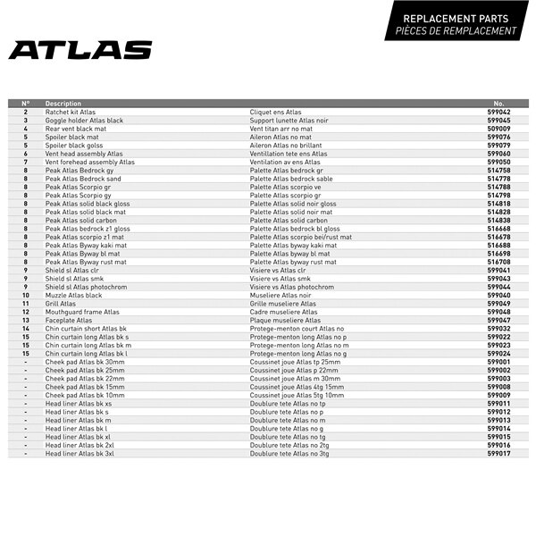 CKX Casque Atlas Solide Sans Lunette