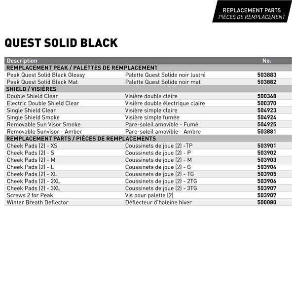 CKX Quest RSV Casque Backcountry, Hiver Solide Sans Lunettes Électrique Double Bouclier M Noir