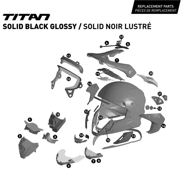 CKX Titan Original Helmet Trail and Backcountry Solid Included 210Â° Goggles