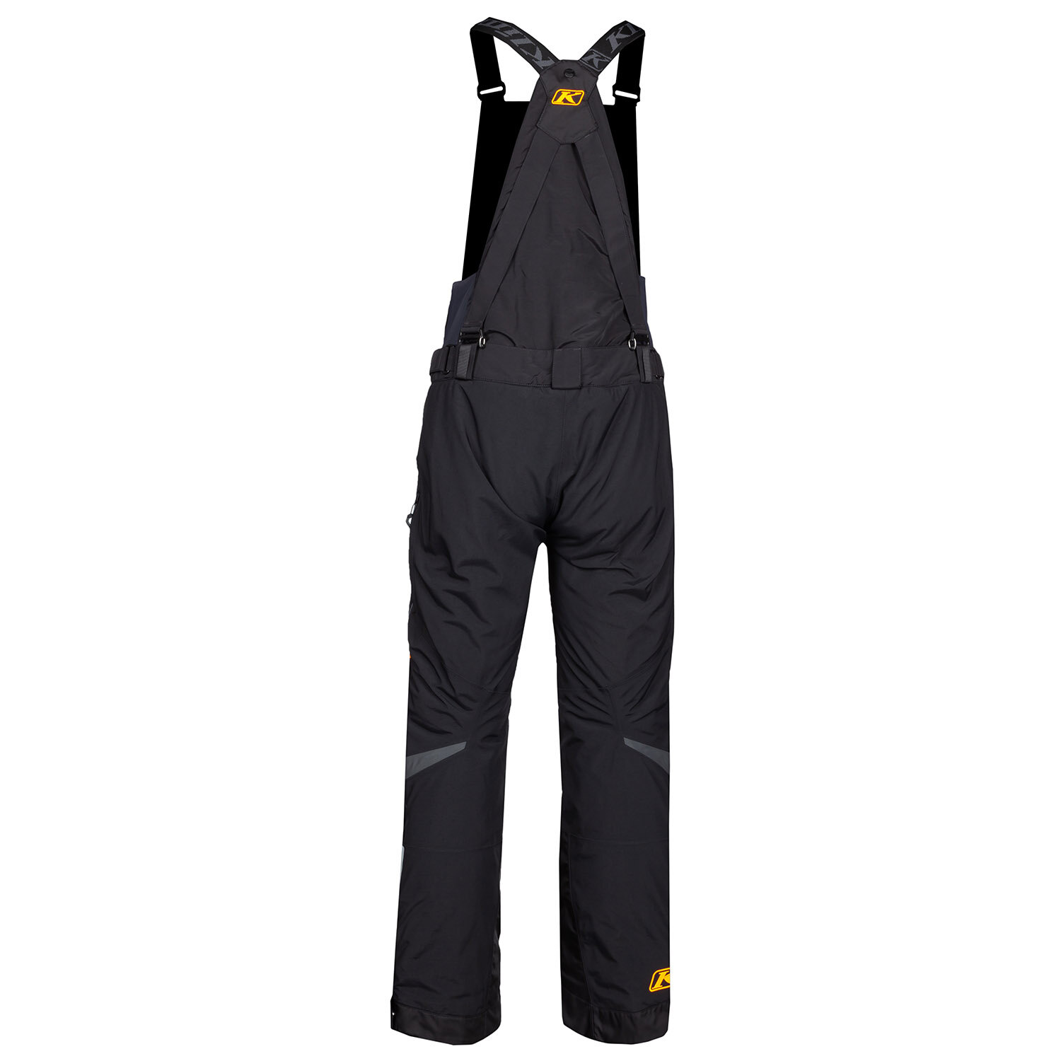 Keweenaw Bib LG Black Strike Orange