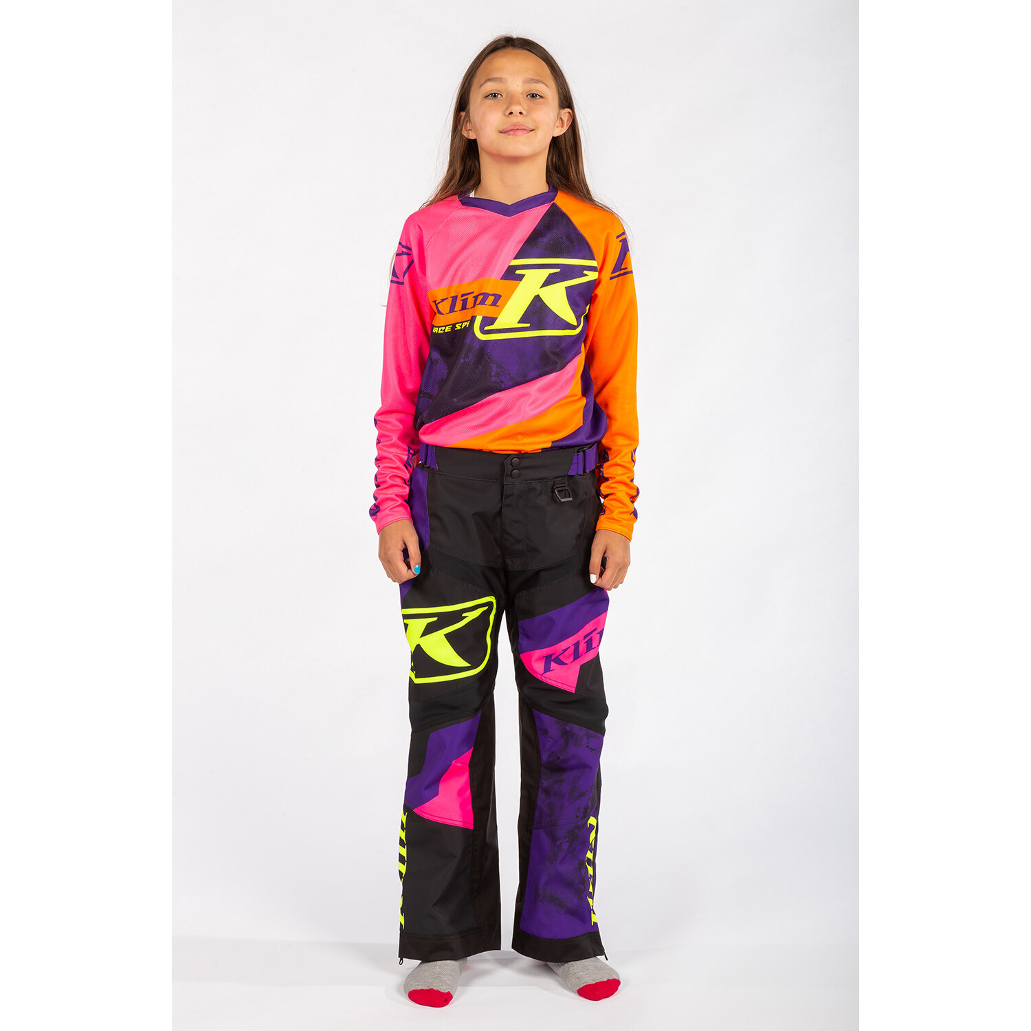 Revolt Jersey Youth (Non Current) YSM Heliotrope Knockout Pink