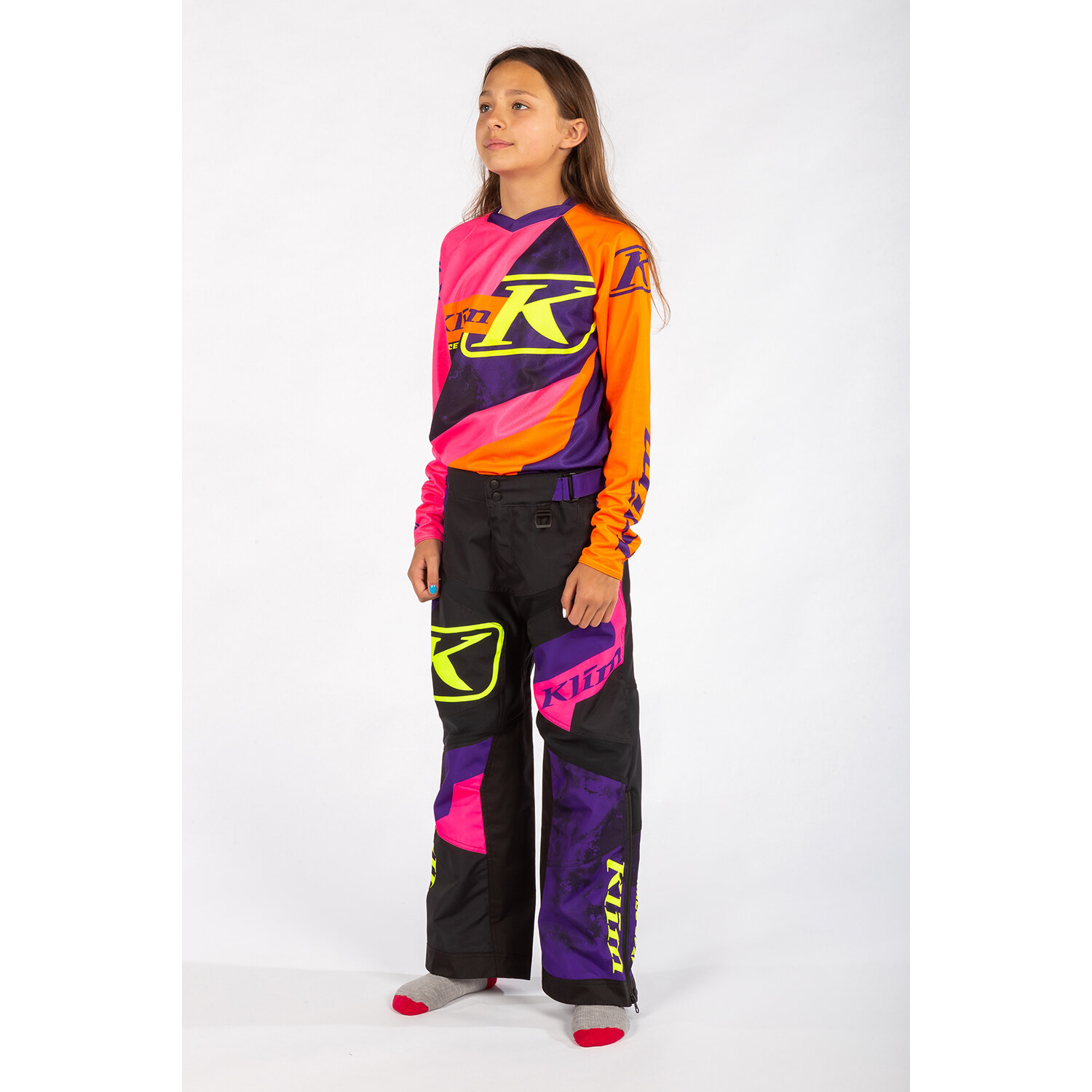 Revolt Jersey Youth (Non Current) YSM Heliotrope Knockout Pink