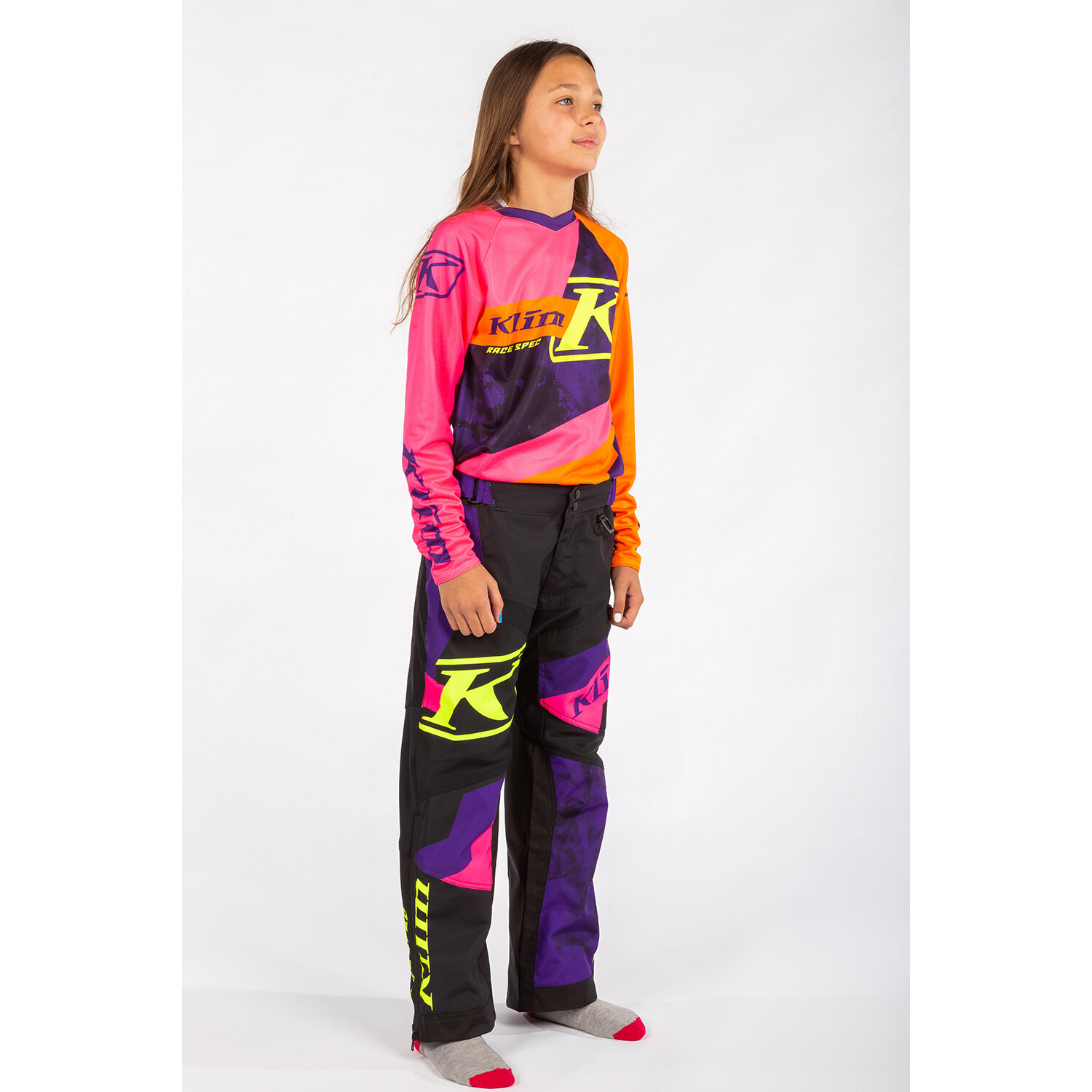 Revolt Jersey Youth (Non Current) YSM Heliotrope Knockout Pink