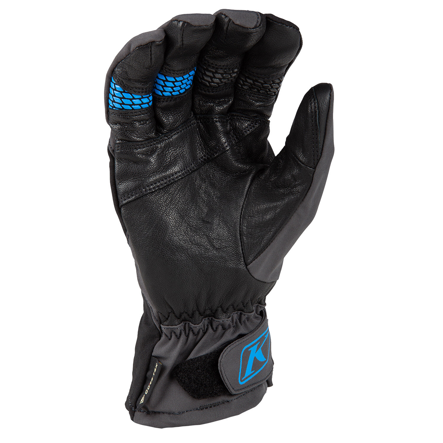 Spool Glove MD Electric Blue Lemonade Black