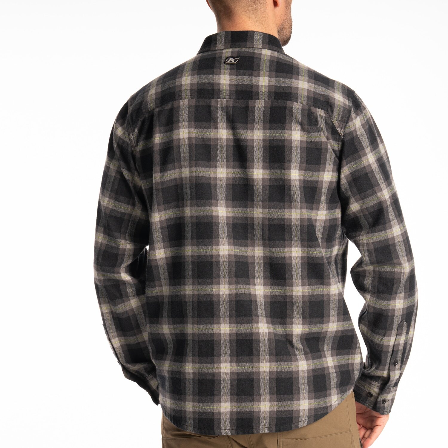 Alderson Midweight Flannel Shirt SM Black Asphalt