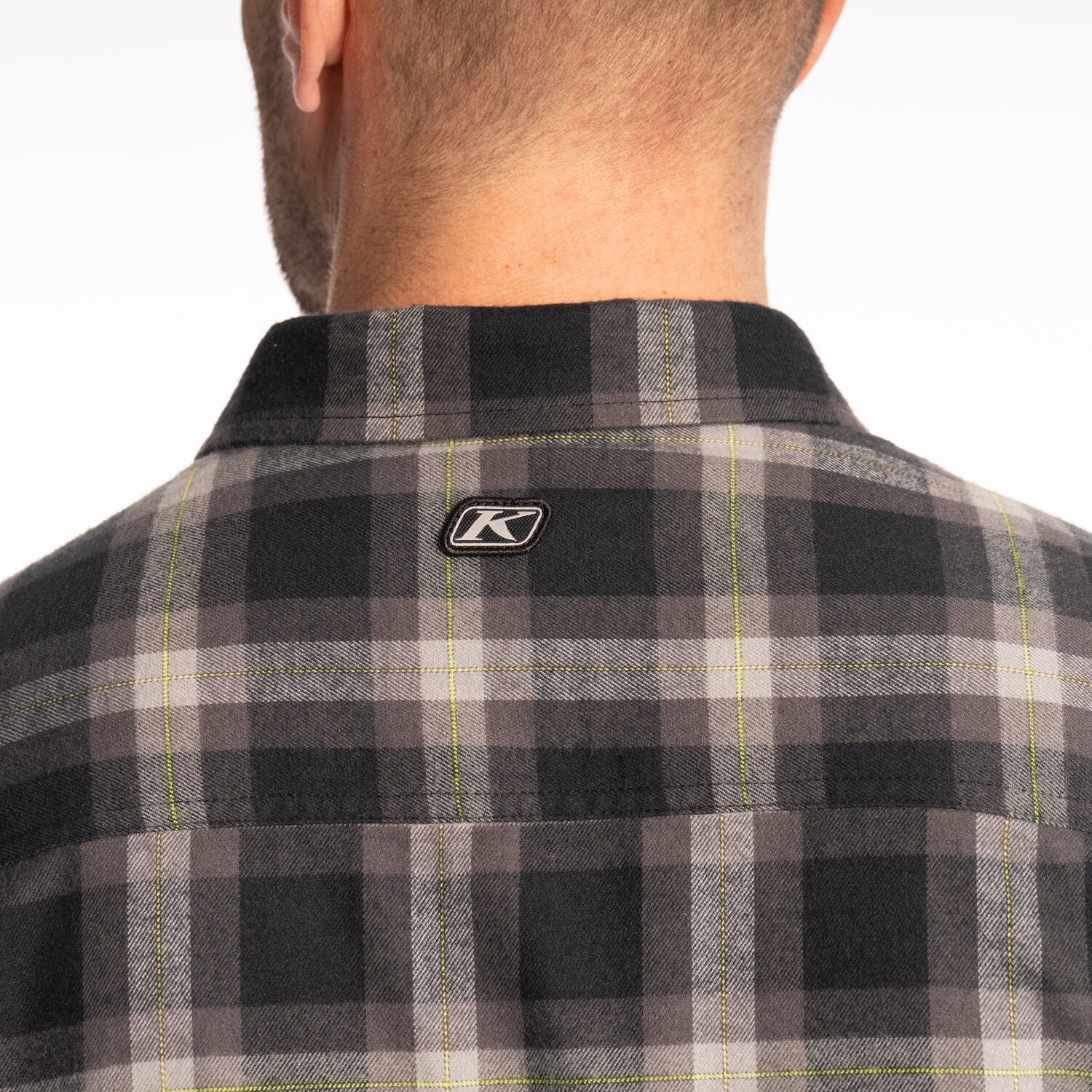 Alderson Midweight Flannel Shirt SM Black Asphalt