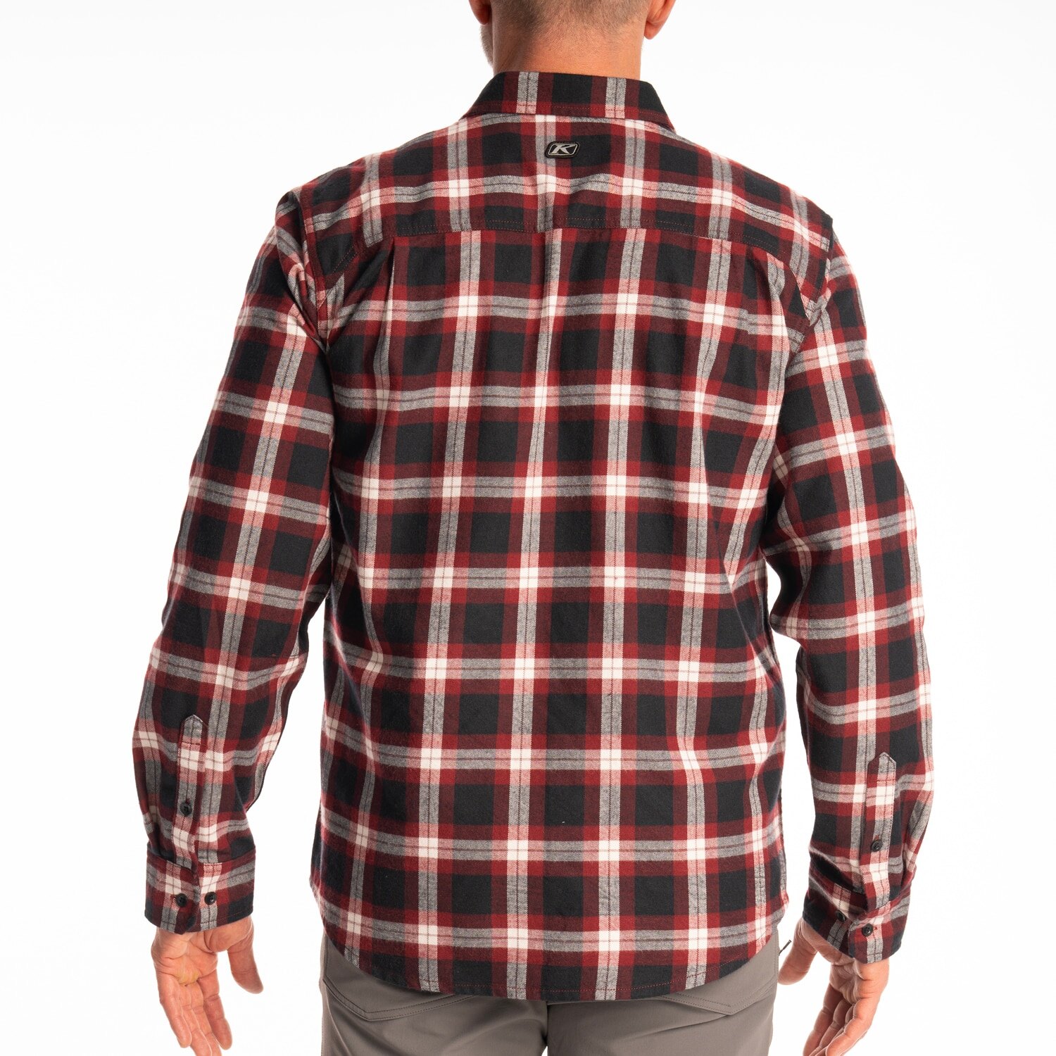 Alderson Midweight Flannel Shirt SM Black Asphalt