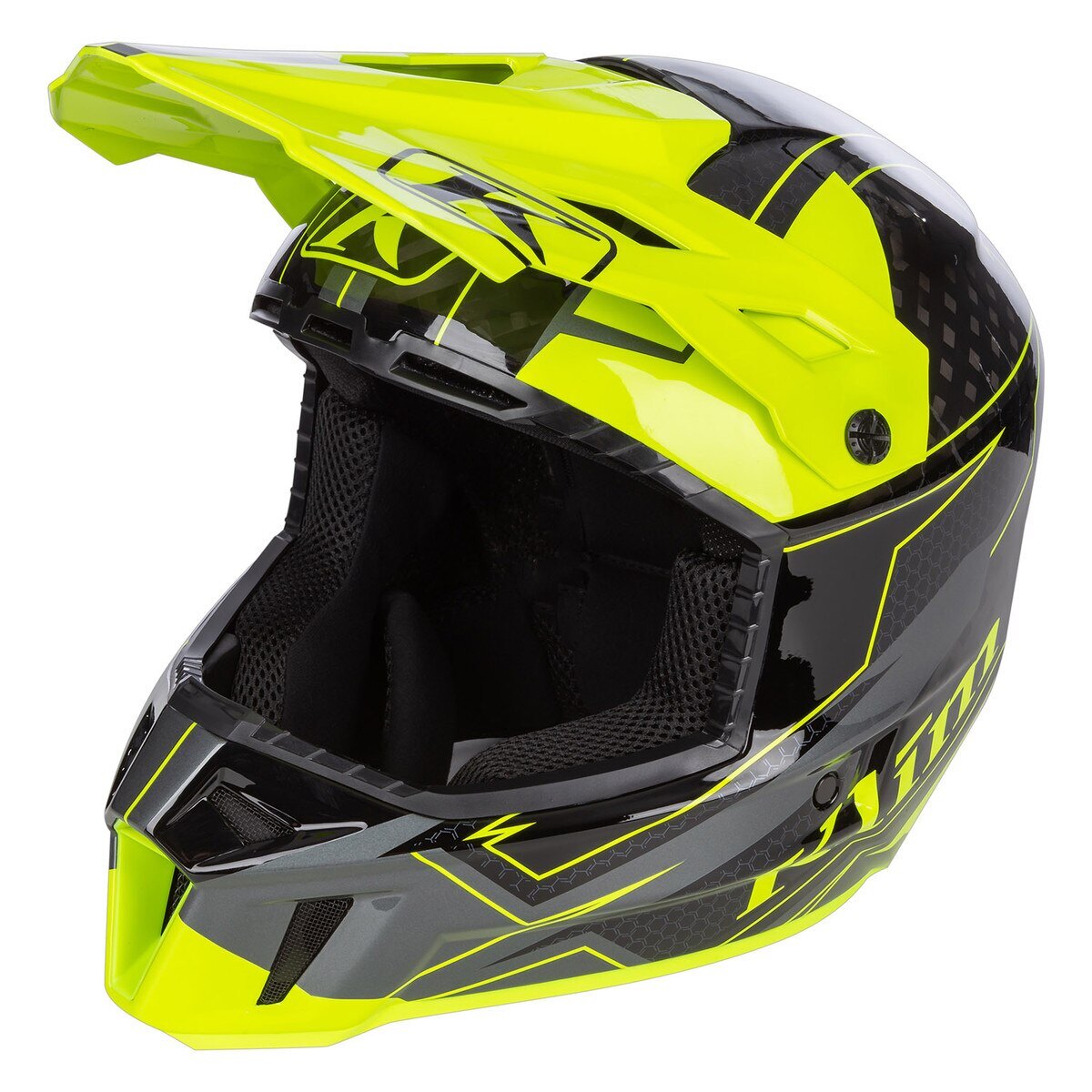 F3 Carbon Visor Unruly Kombu Green Hi Vis