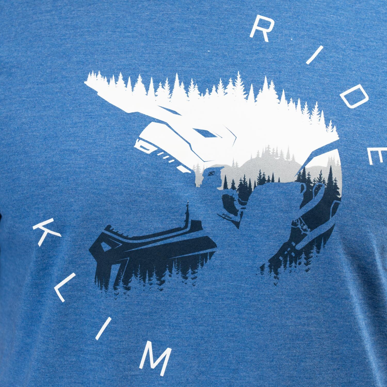 Ride Tri blend Tee 3X Royal Frost White