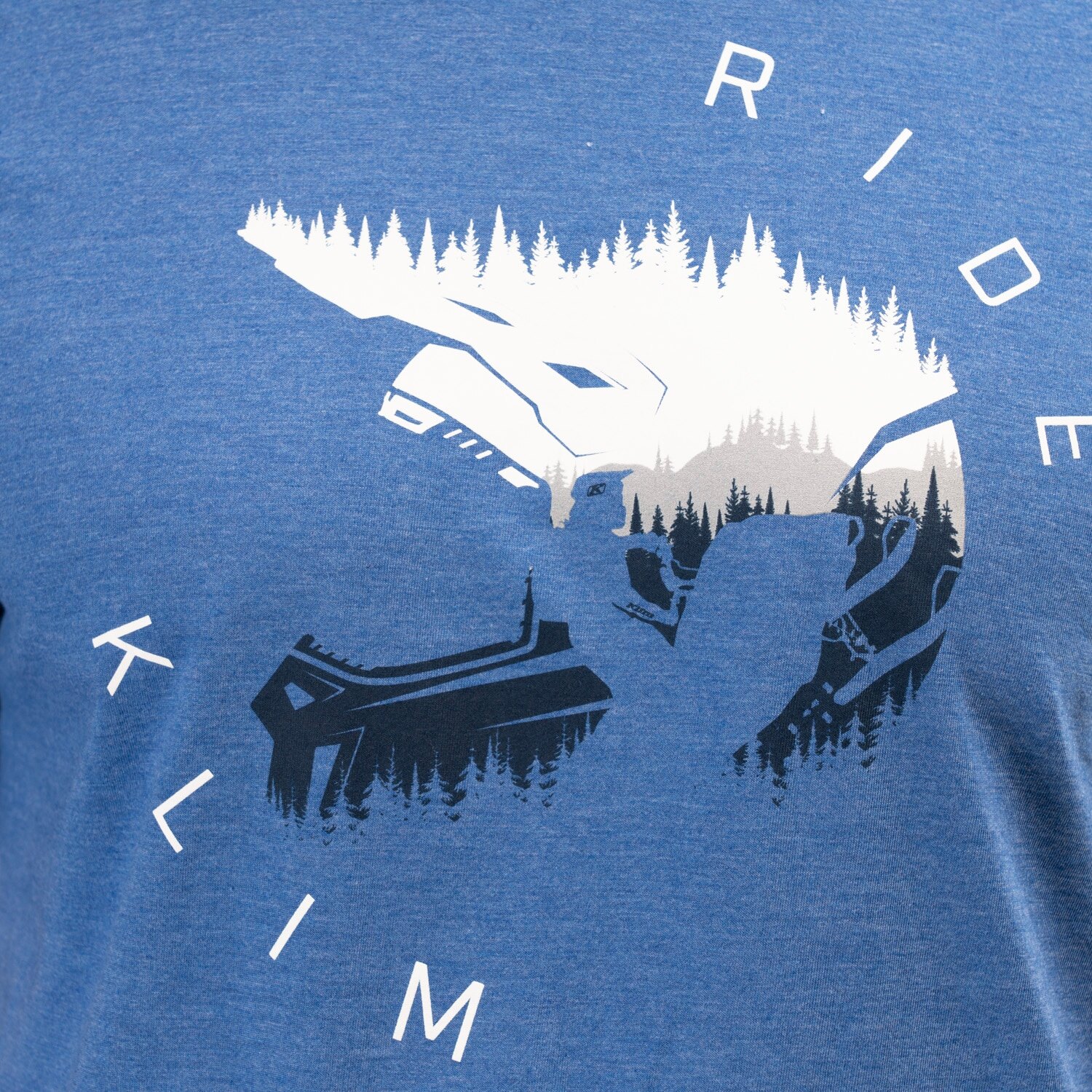 Ride Tri blend Tee 3X Royal Frost White