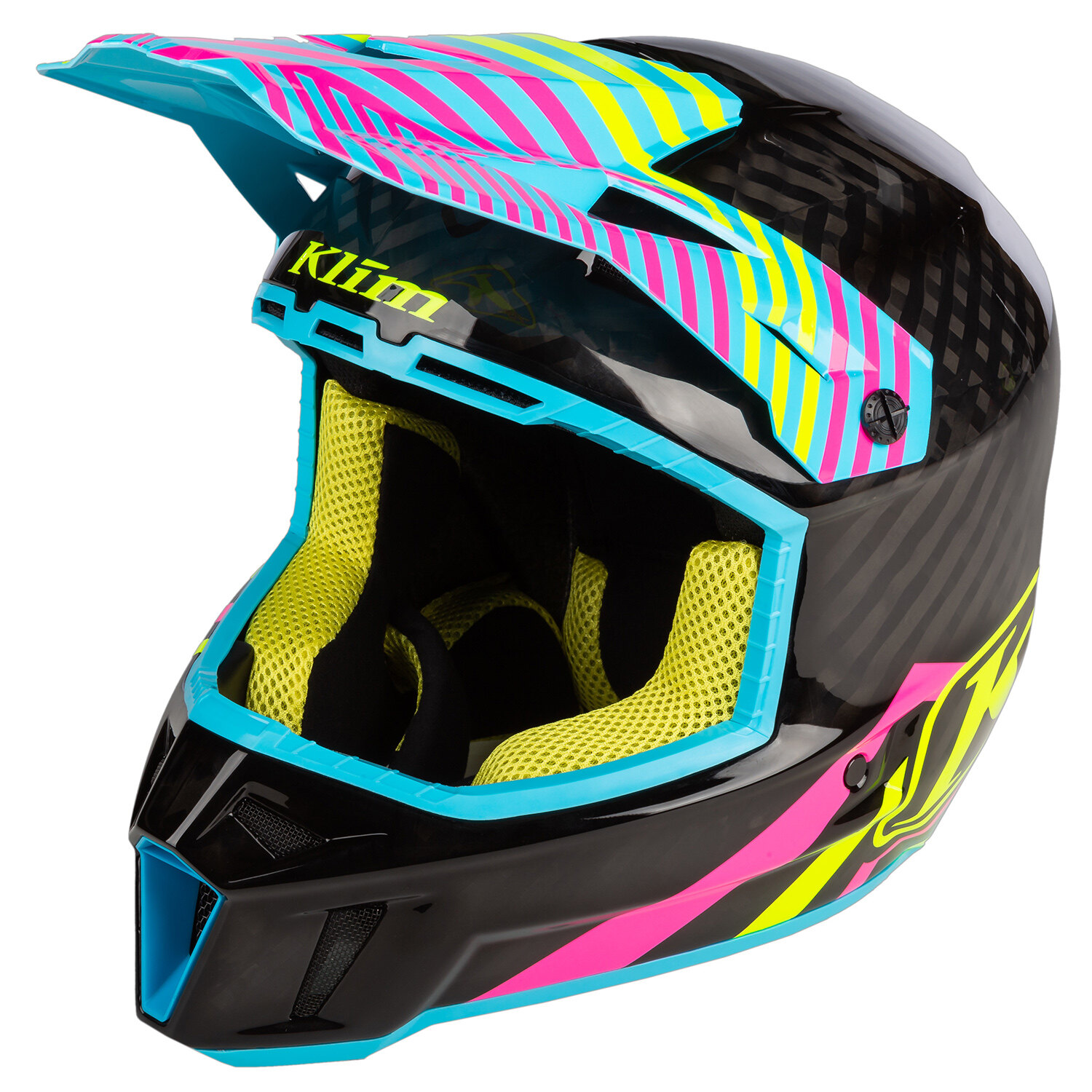 F3 Carbon Off Road Helmet ECE SM Lightning Peyote