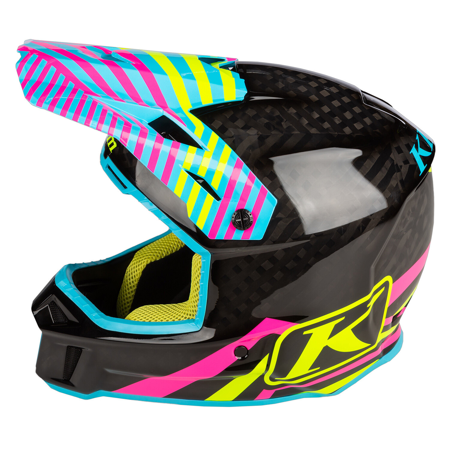 F3 Carbon Off Road Helmet ECE SM Lightning Peyote