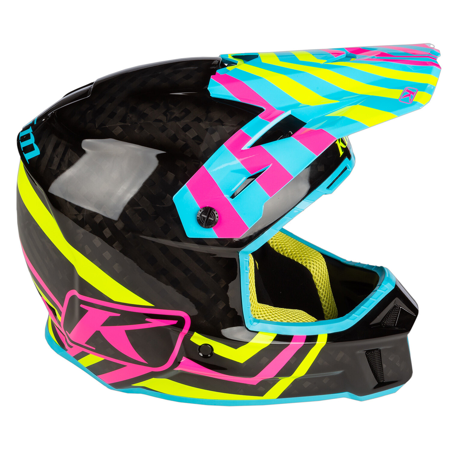 F3 Carbon Off Road Helmet ECE SM Lightning Peyote