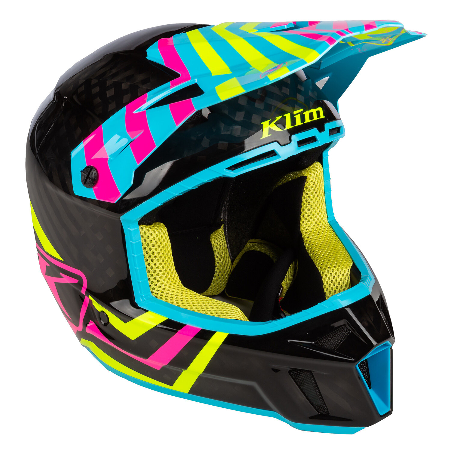 F3 Carbon Off Road Helmet ECE SM Lightning Peyote