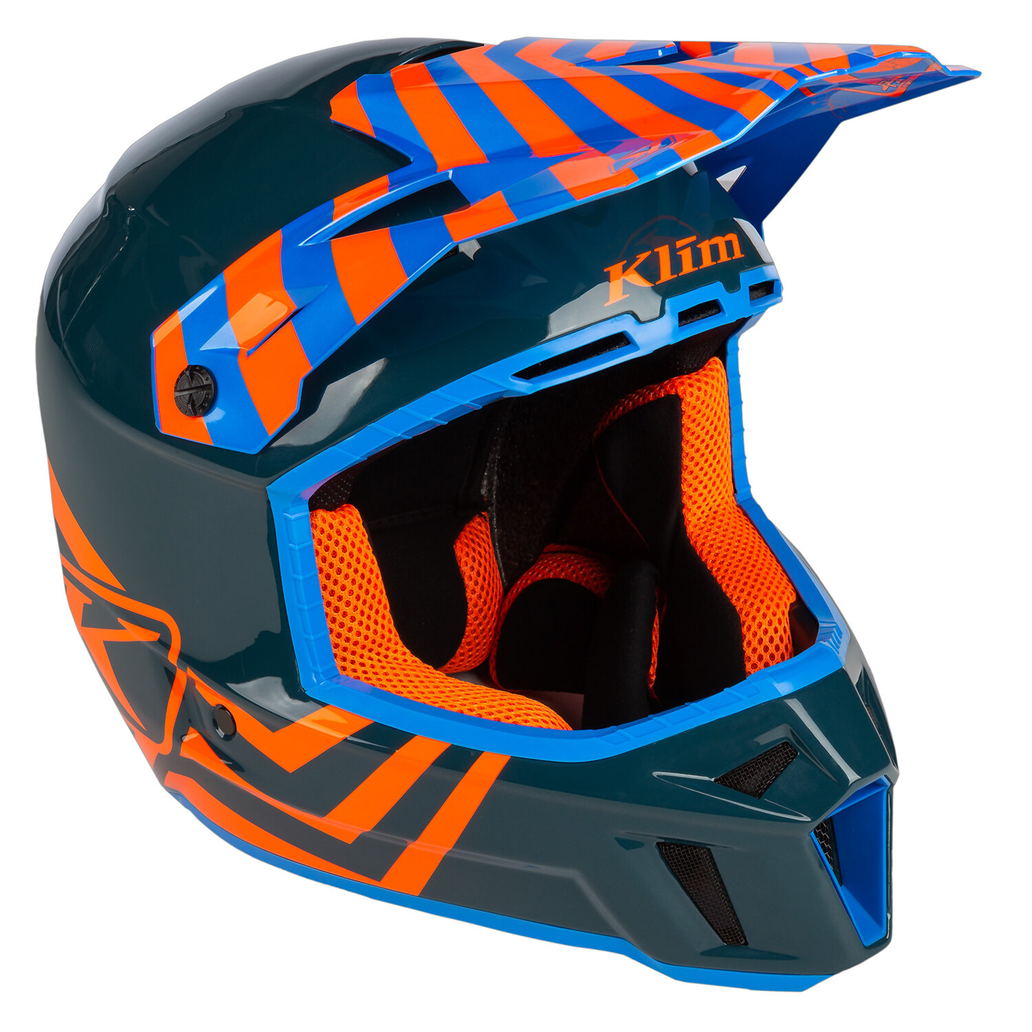 F3 Carbon Off Road Helmet ECE SM Lightning Peyote