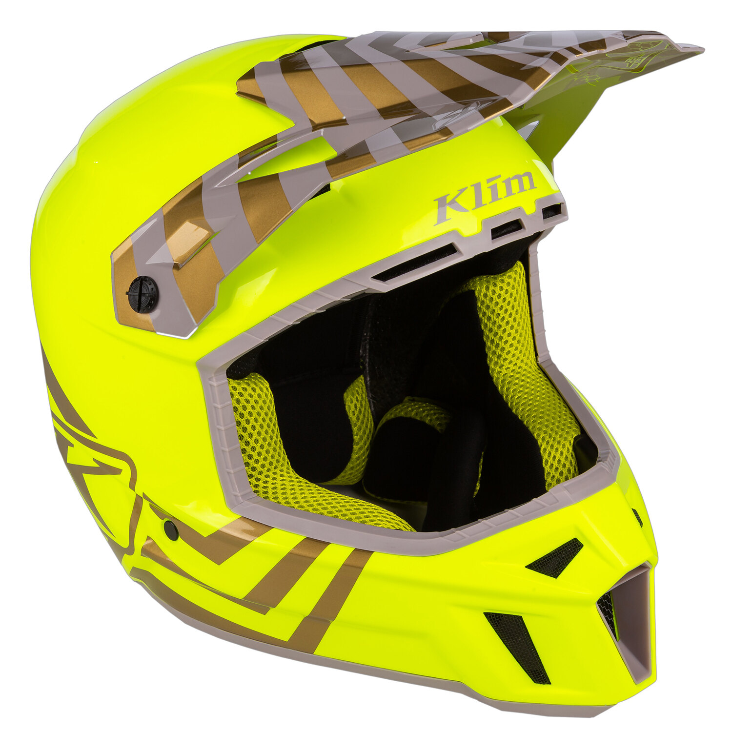 F3 Carbon Off Road Helmet ECE SM Lightning Peyote