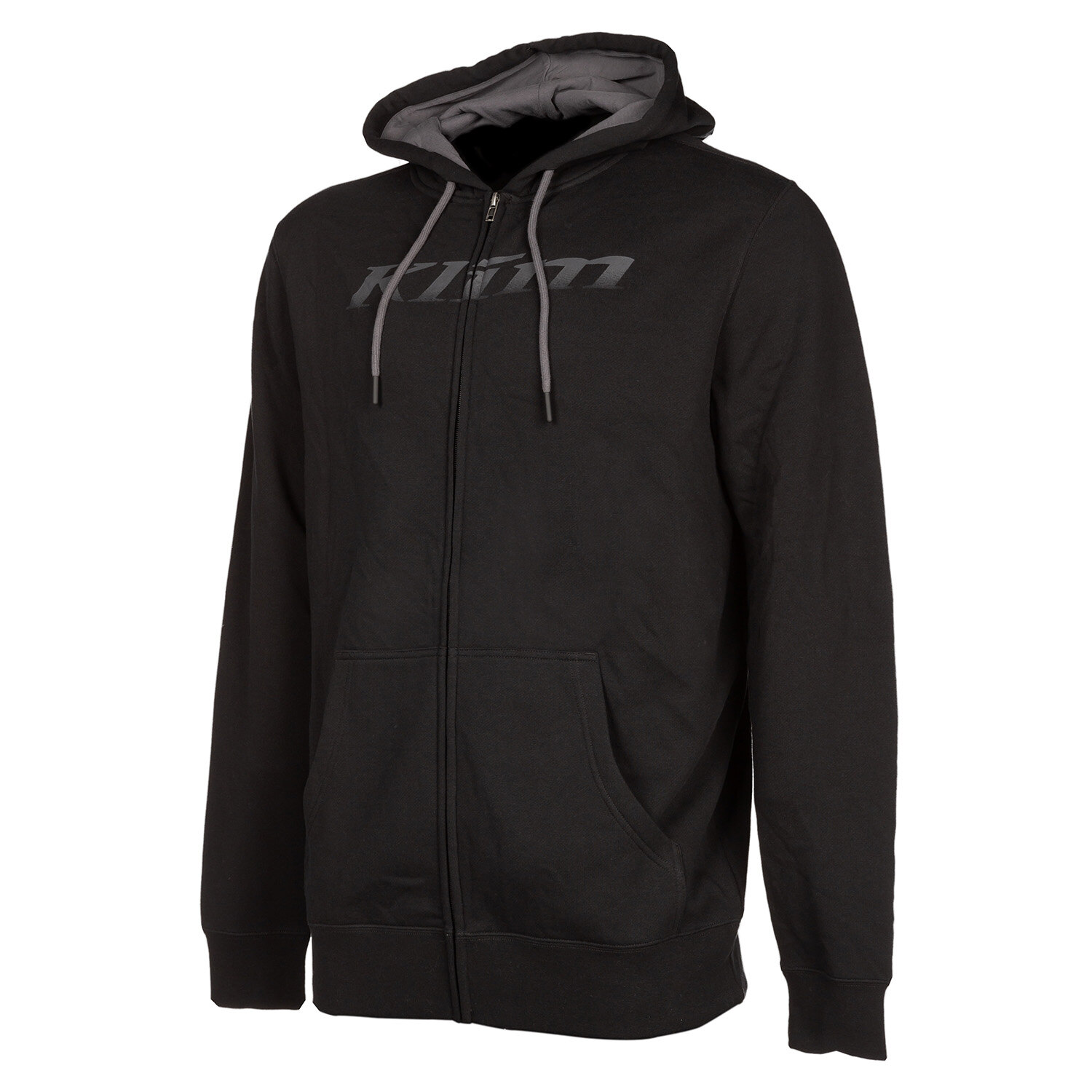 Shadow Zip Up Hoodie MD Black Asphalt