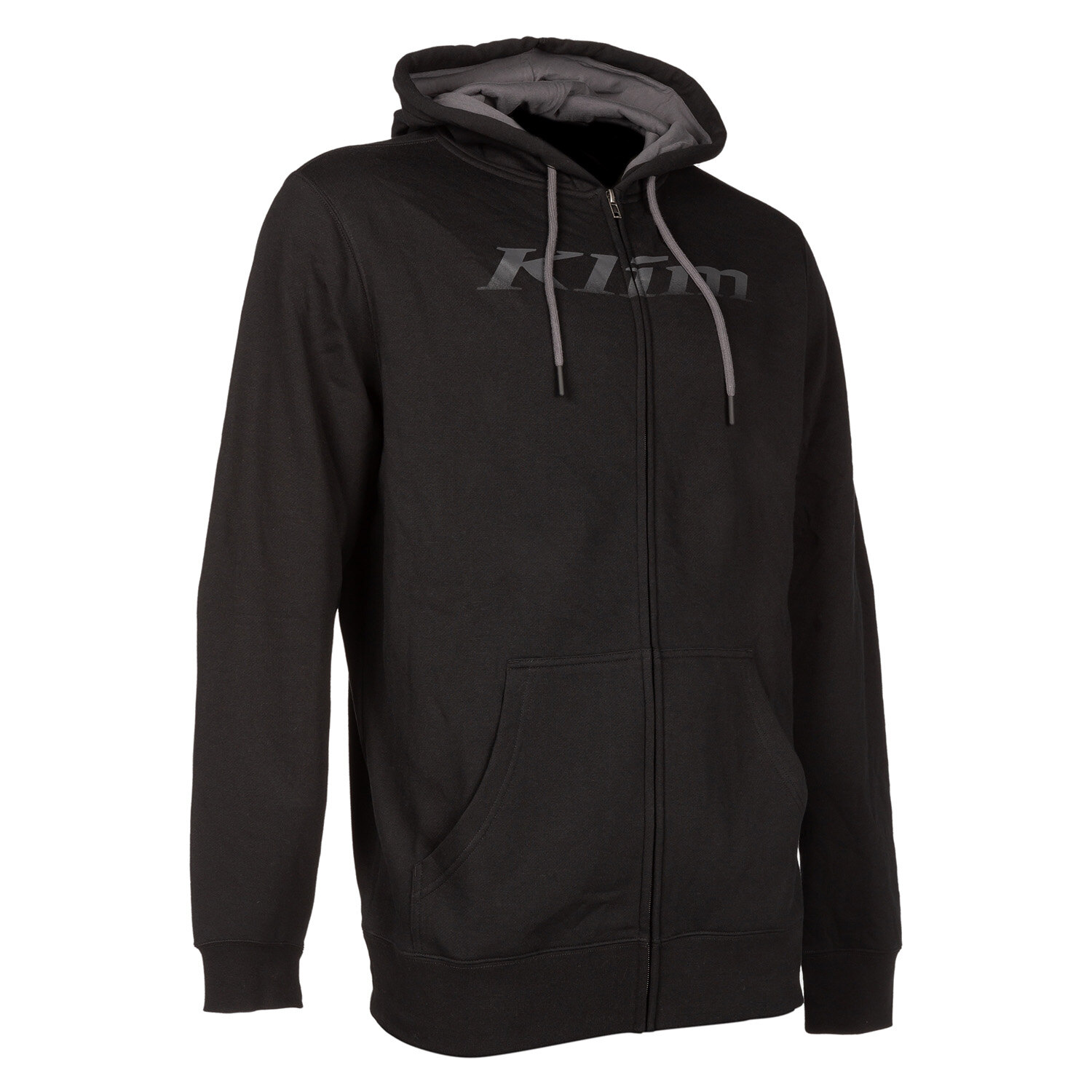 Shadow Zip Up Hoodie MD Black Asphalt