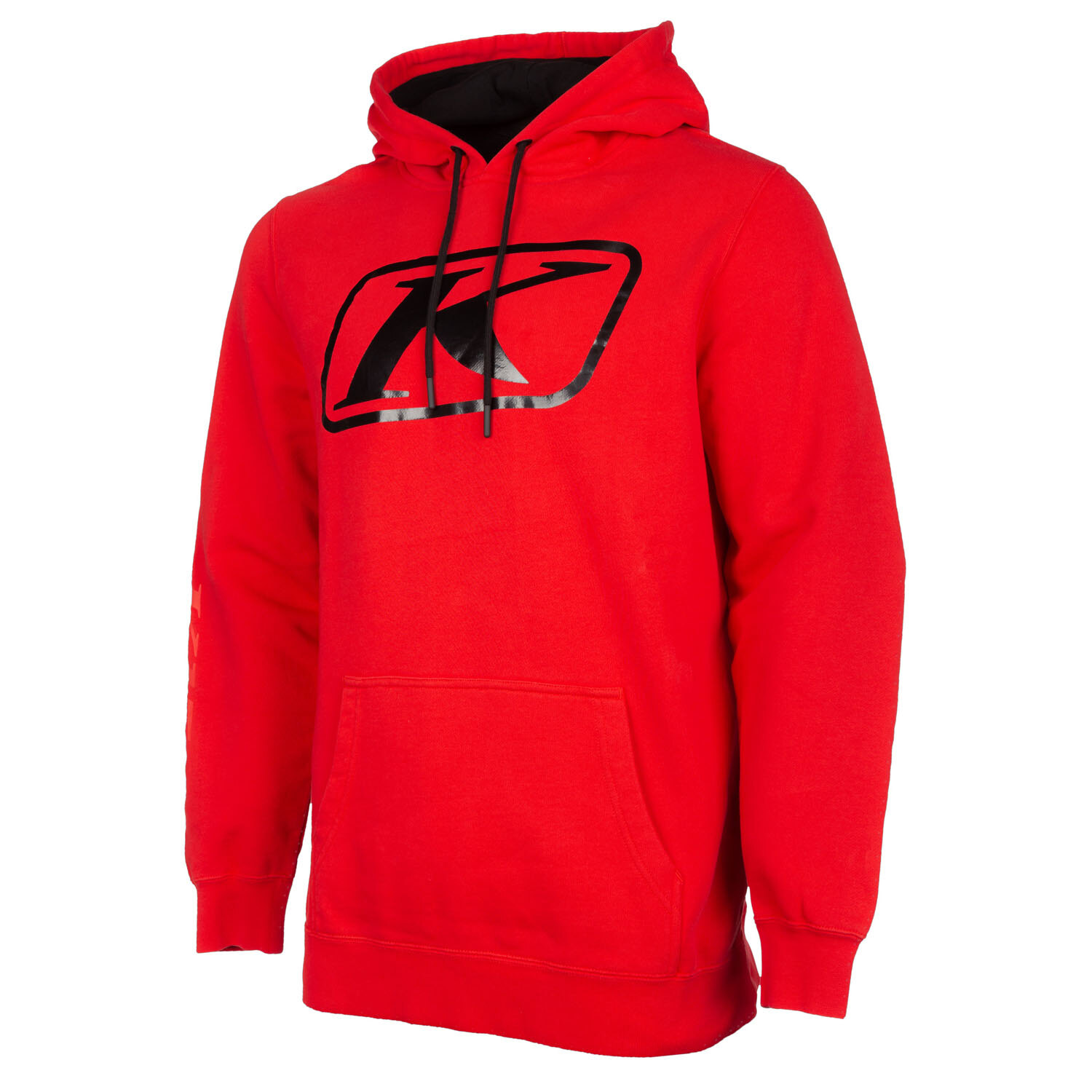 K Corp Hoodie LG Red Black Metallic