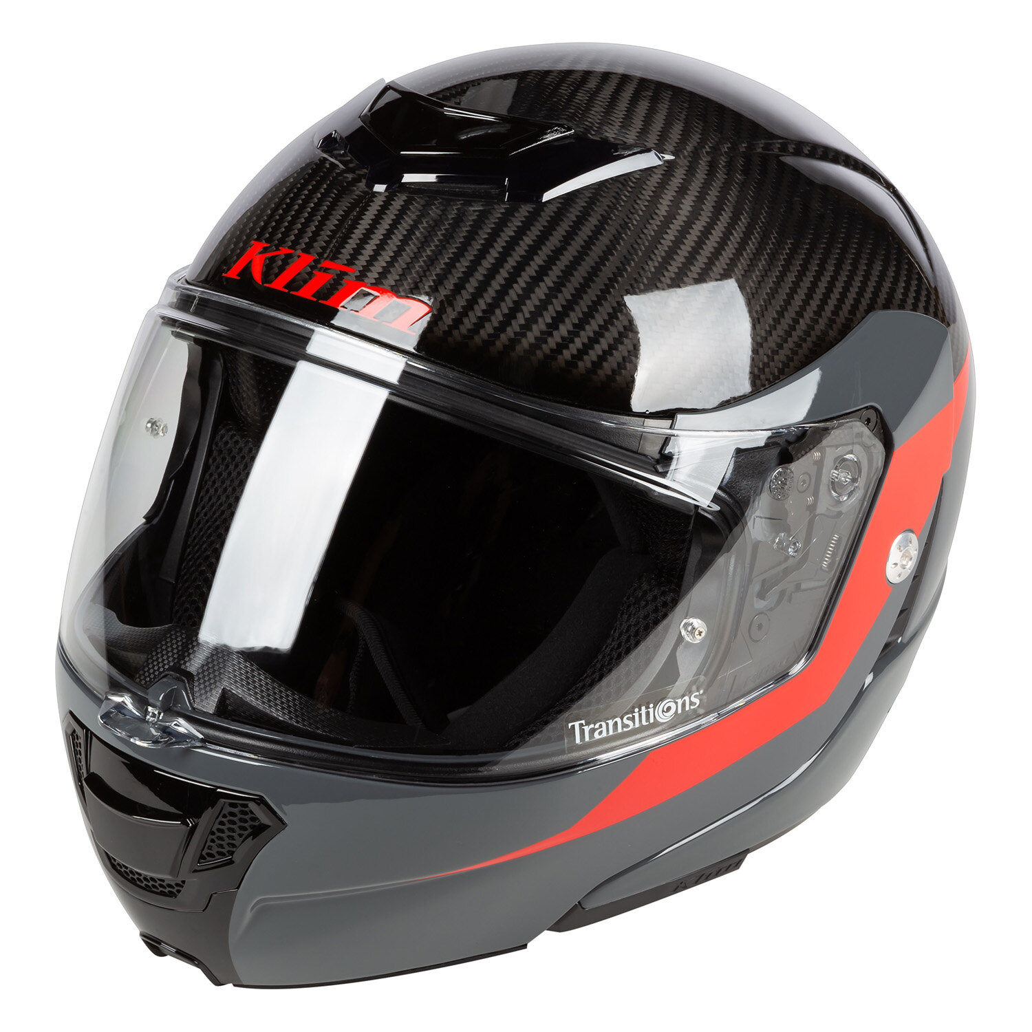 TK1200 Karbon Modular Helmet ECE/DOT SM Gloss White