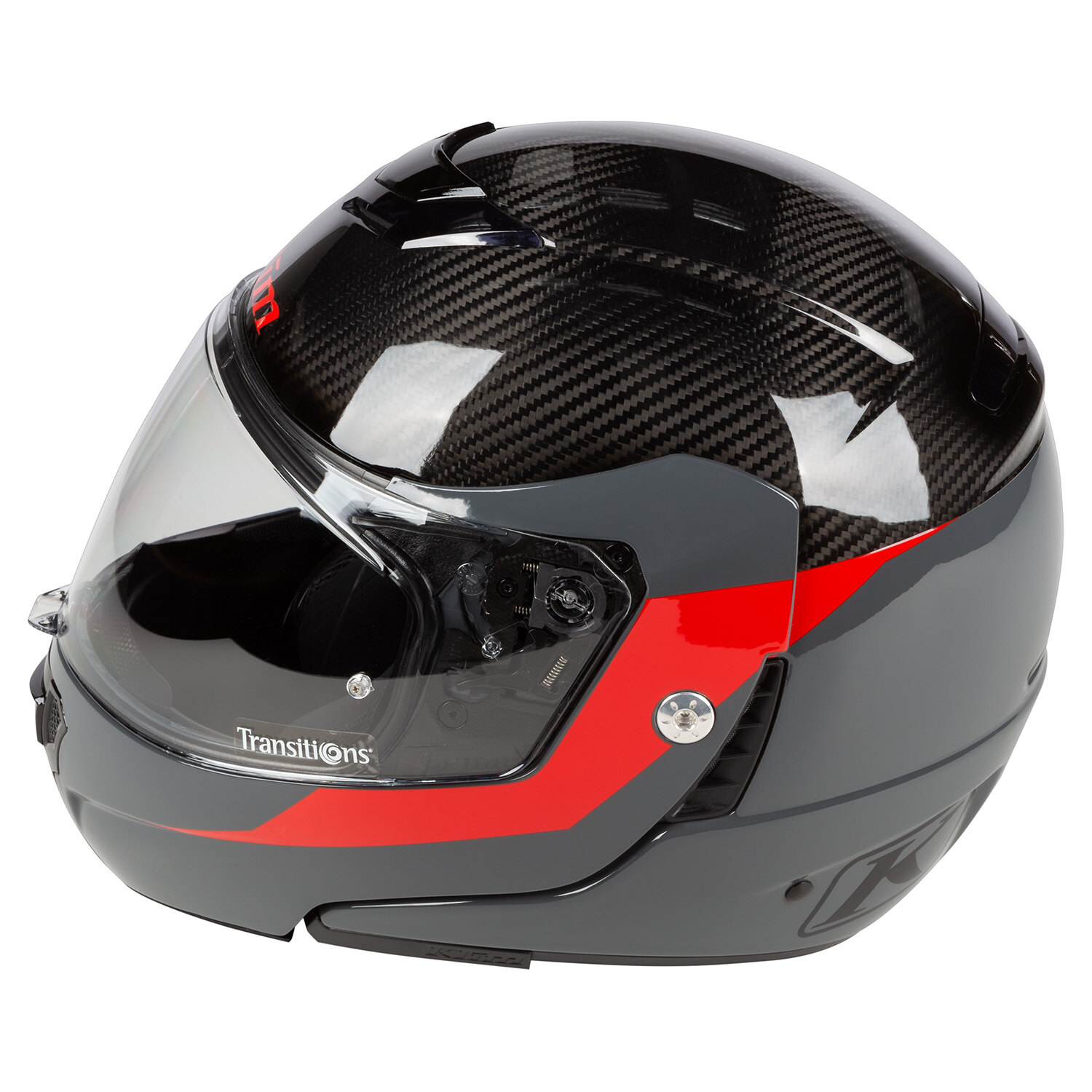 TK1200 Karbon Modular Helmet ECE/DOT SM Gloss White