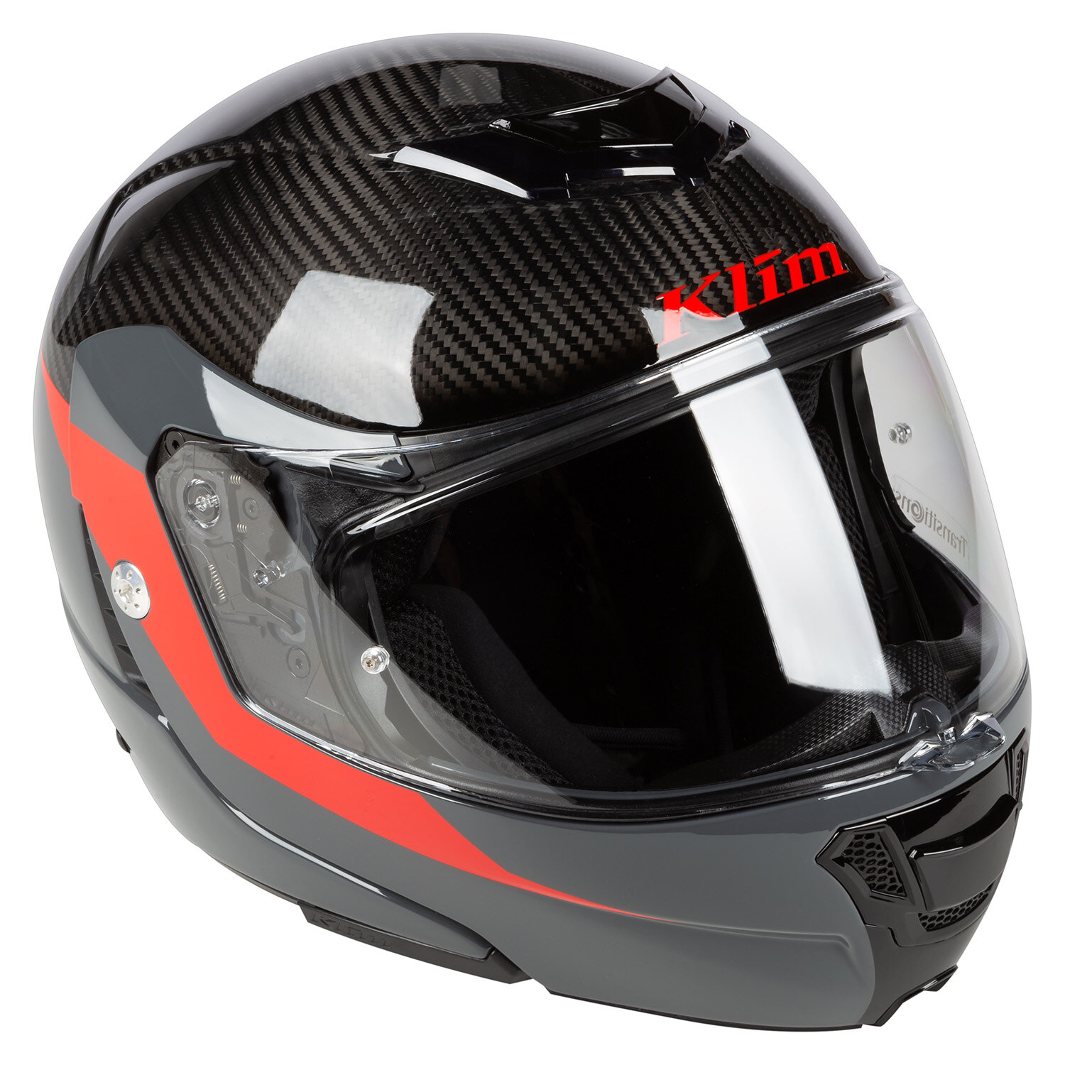 TK1200 Karbon Modular Helmet ECE/DOT SM Gloss White