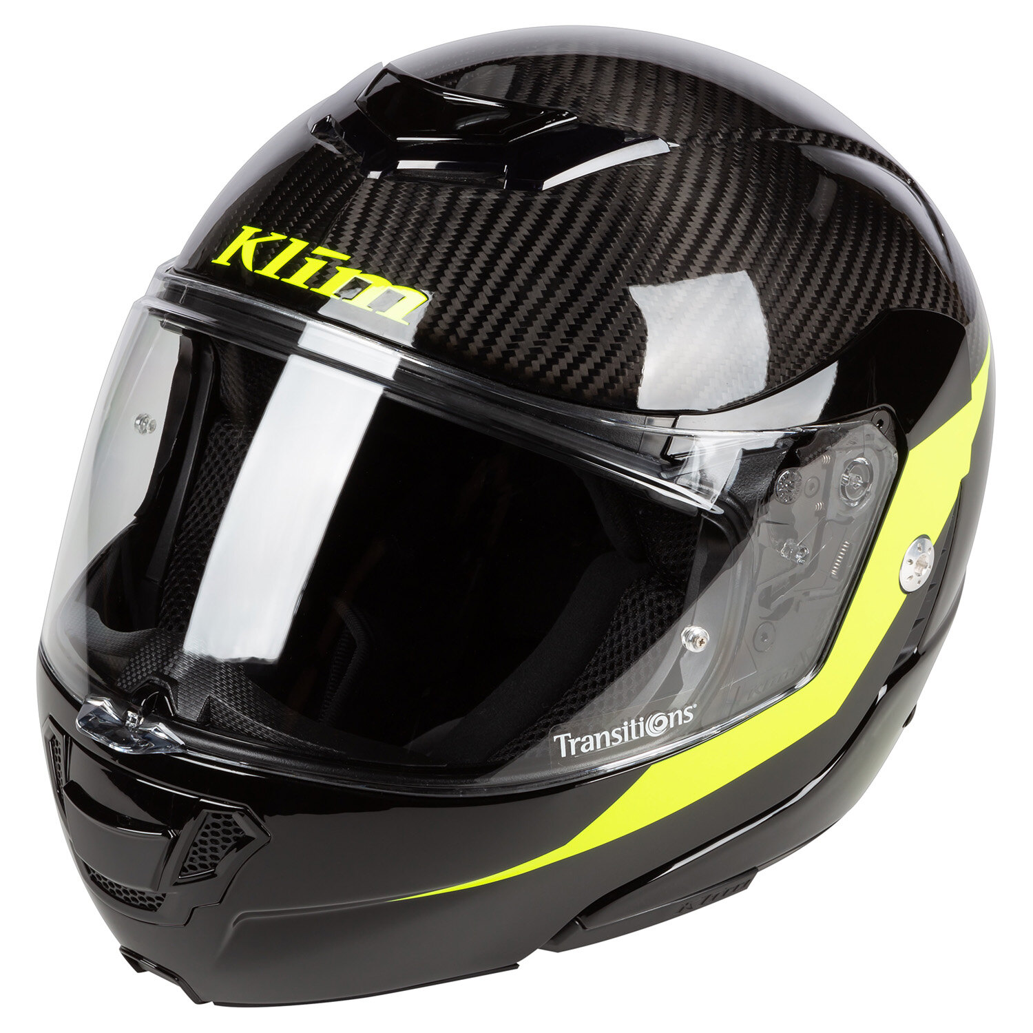 TK1200 Karbon Modular Helmet ECE/DOT SM Gloss White