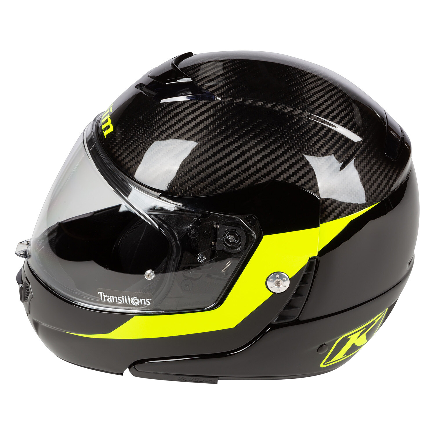 TK1200 Karbon Modular Helmet ECE/DOT SM Gloss White