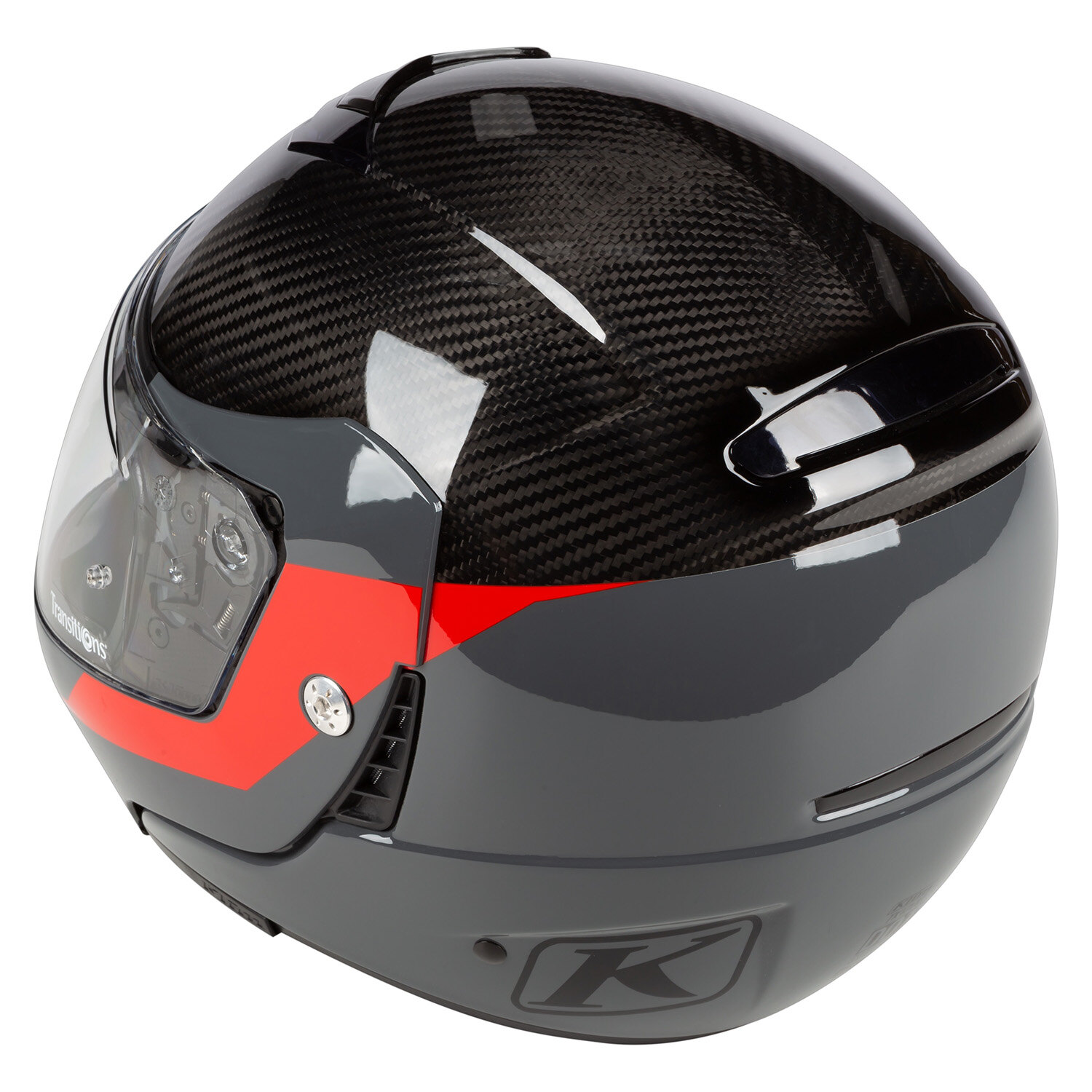 TK1200 Karbon Modular Helmet ECE/DOT SM Gloss White