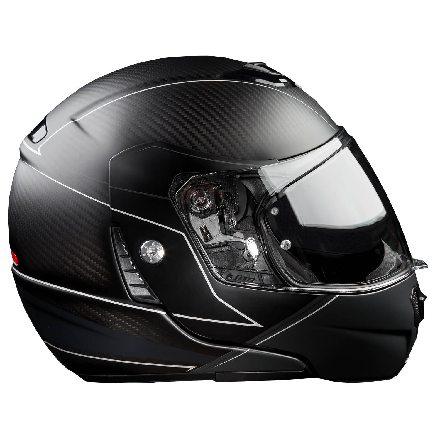 TK1200 Karbon Modular Helmet ECE/DOT SM Gloss White