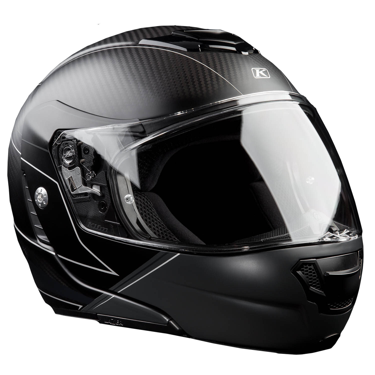 TK1200 Karbon Modular Helmet ECE/DOT SM Gloss White