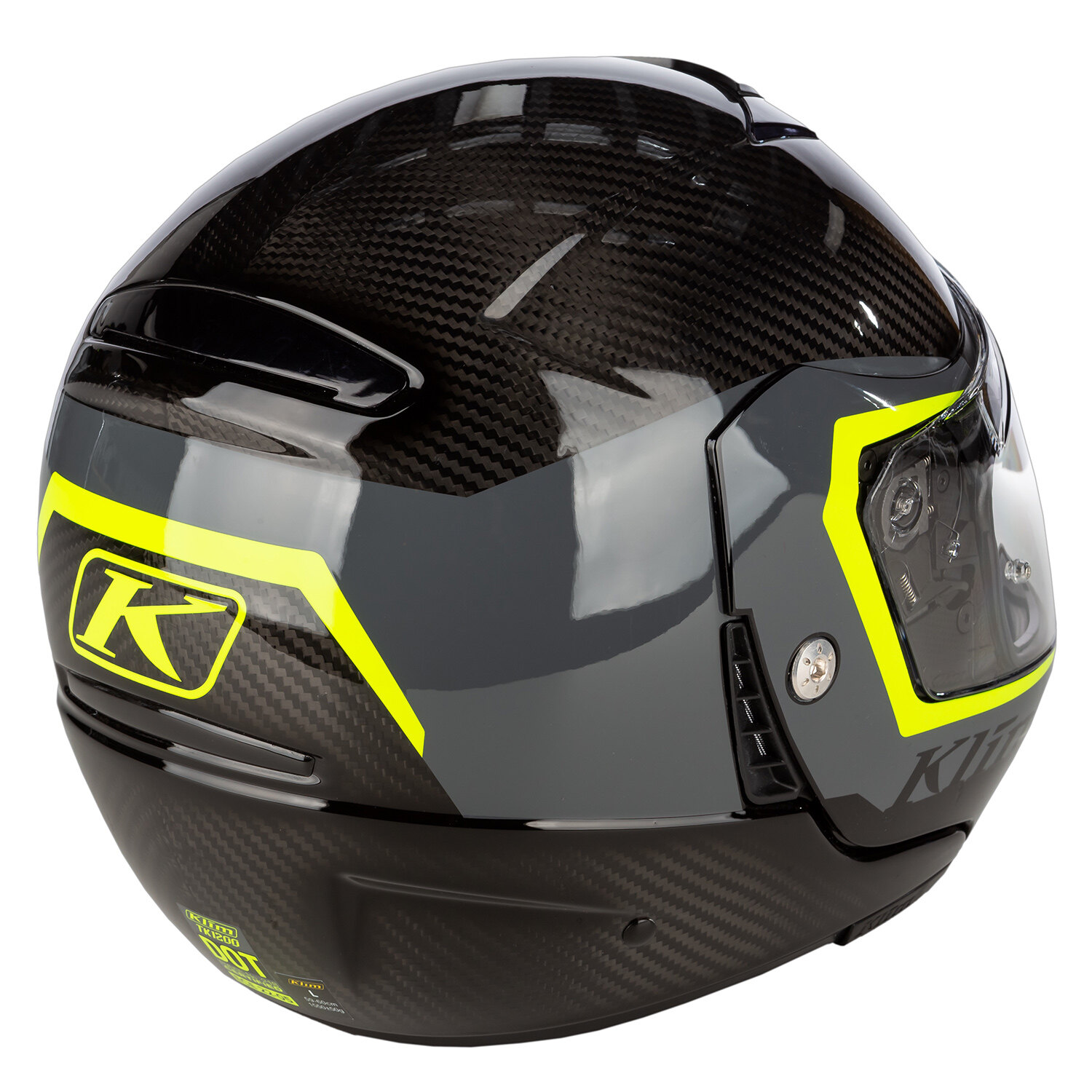 TK1200 Karbon Modular Helmet ECE/DOT SM Gloss White