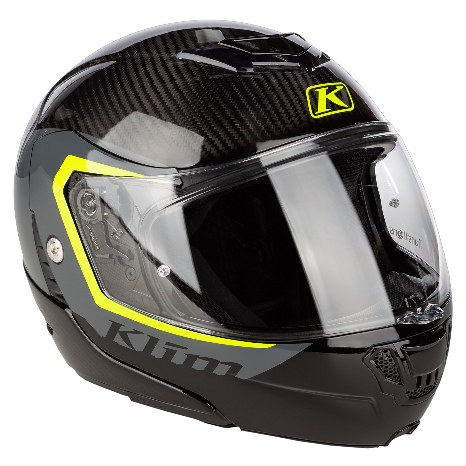 TK1200 Karbon Modular Helmet ECE/DOT SM Gloss White