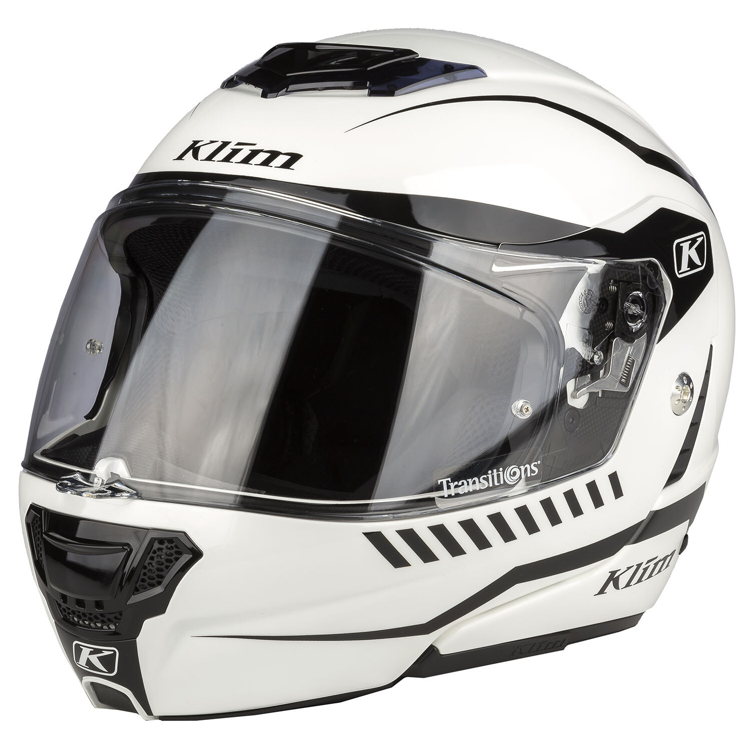 TK1200 Karbon Modular Helmet ECE/DOT SM Gloss White