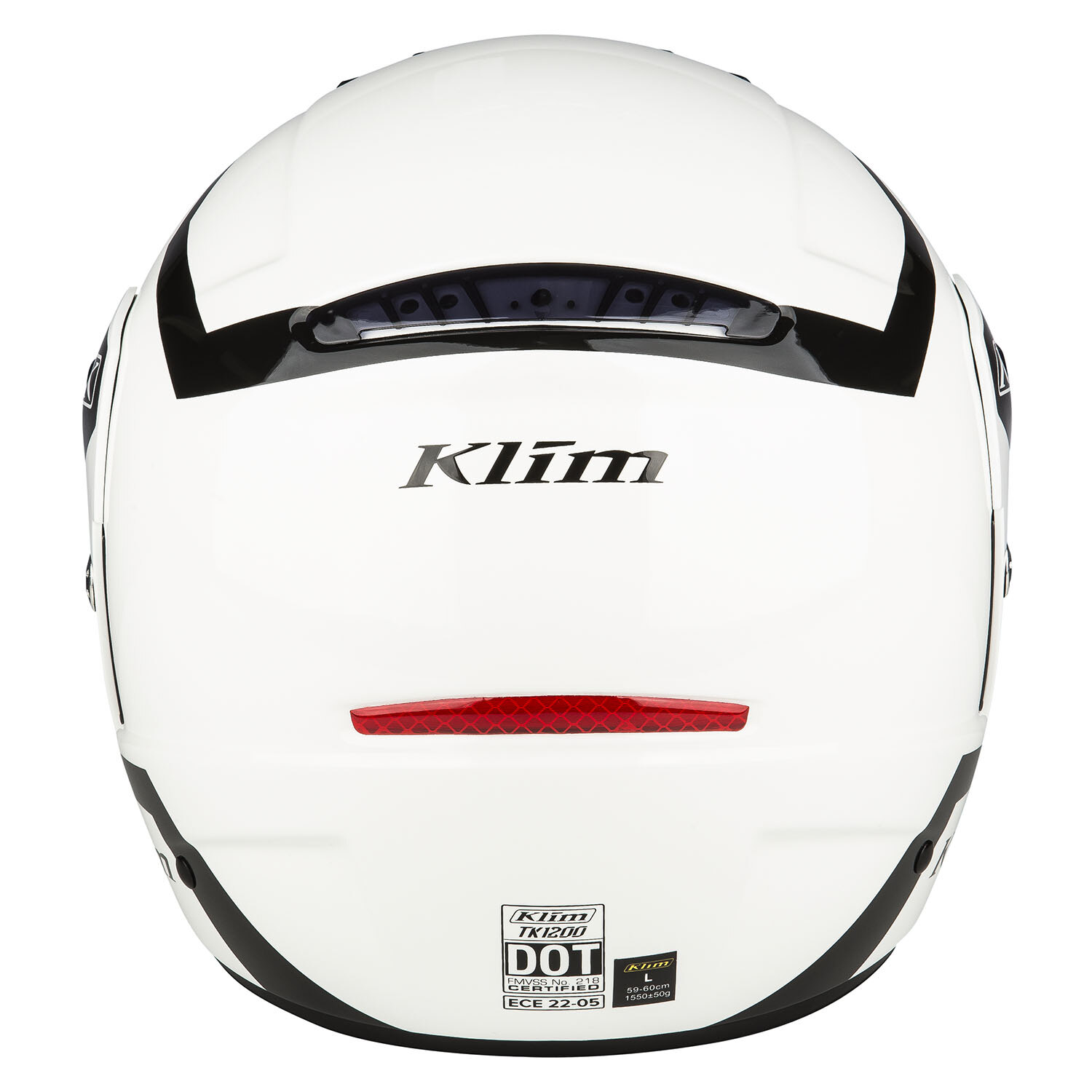 TK1200 Karbon Modular Helmet ECE/DOT SM Gloss White