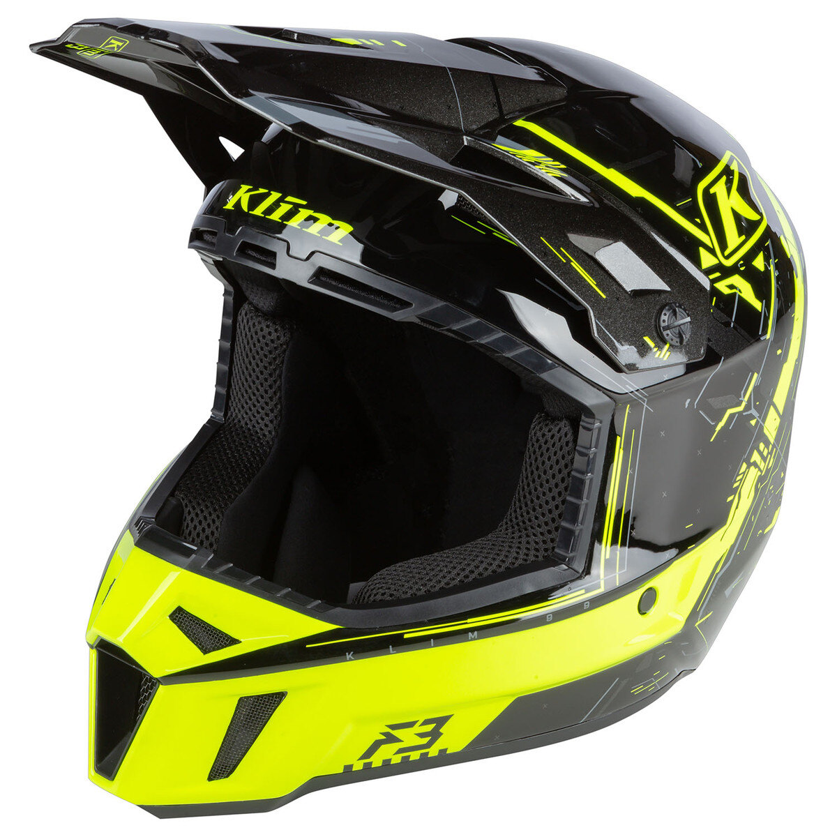 F3 Helmet ECE (Non Current) LG Recoil Hi Vis