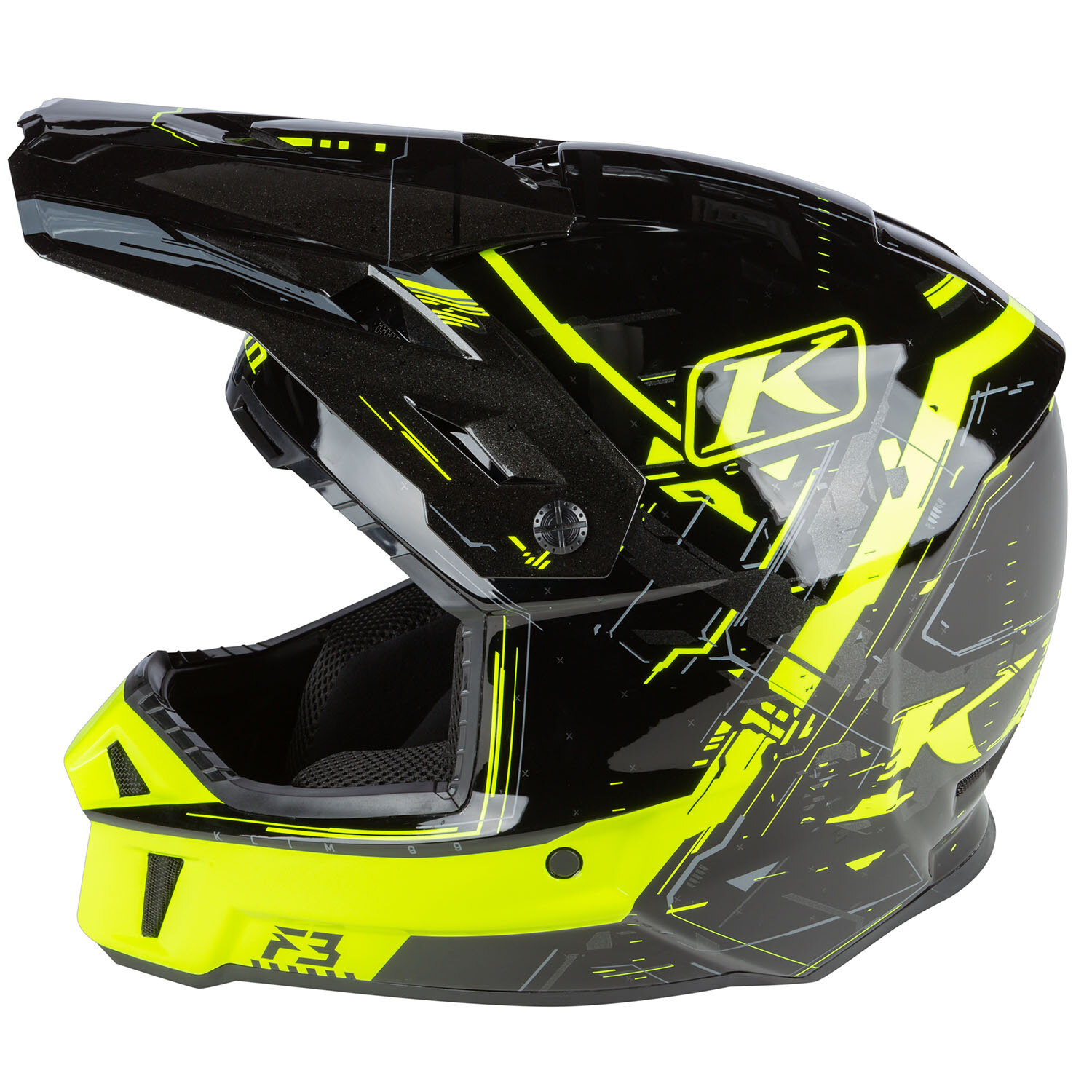 F3 Helmet ECE (Non Current) LG Recoil Hi Vis