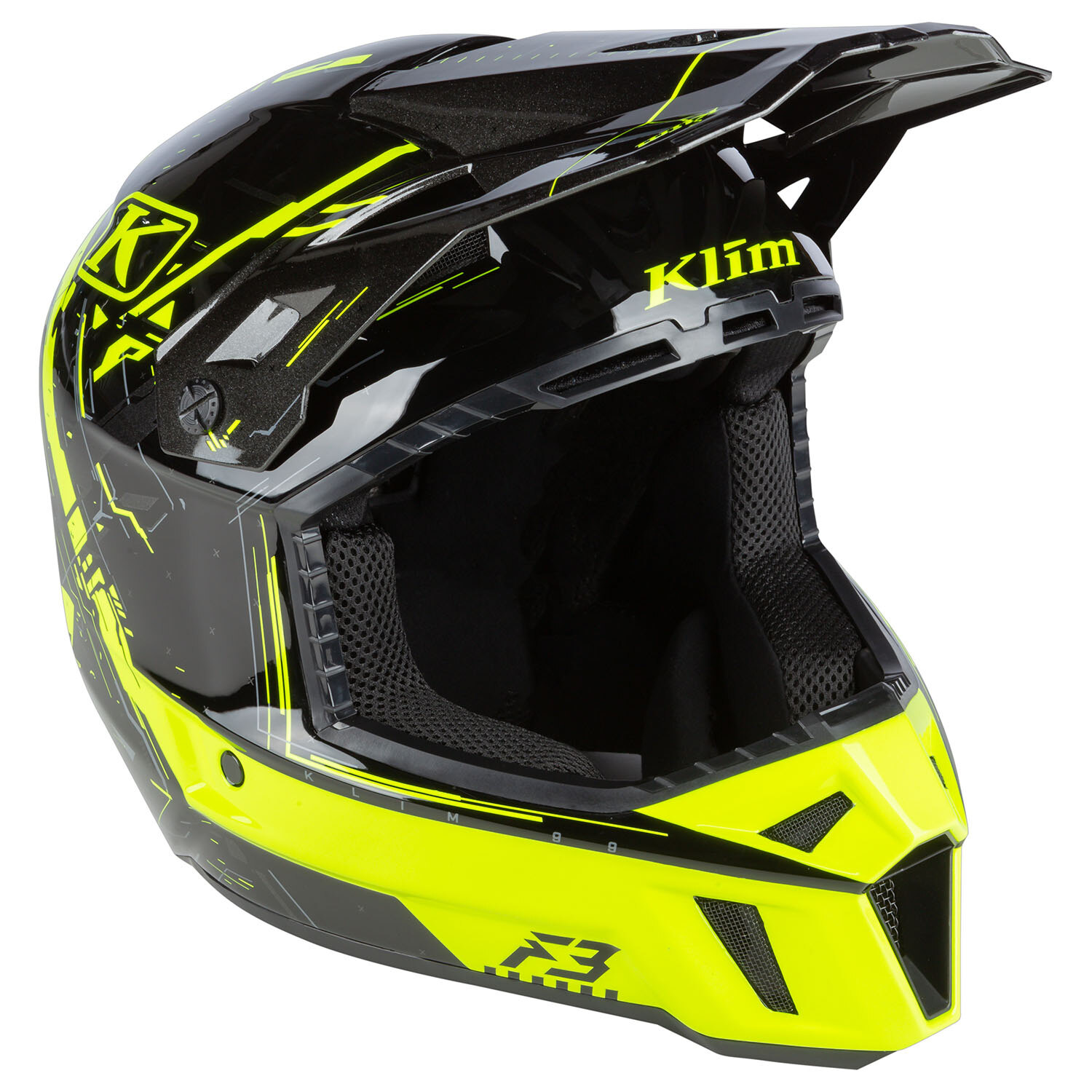 F3 Helmet ECE (Non Current) LG Recoil Hi Vis