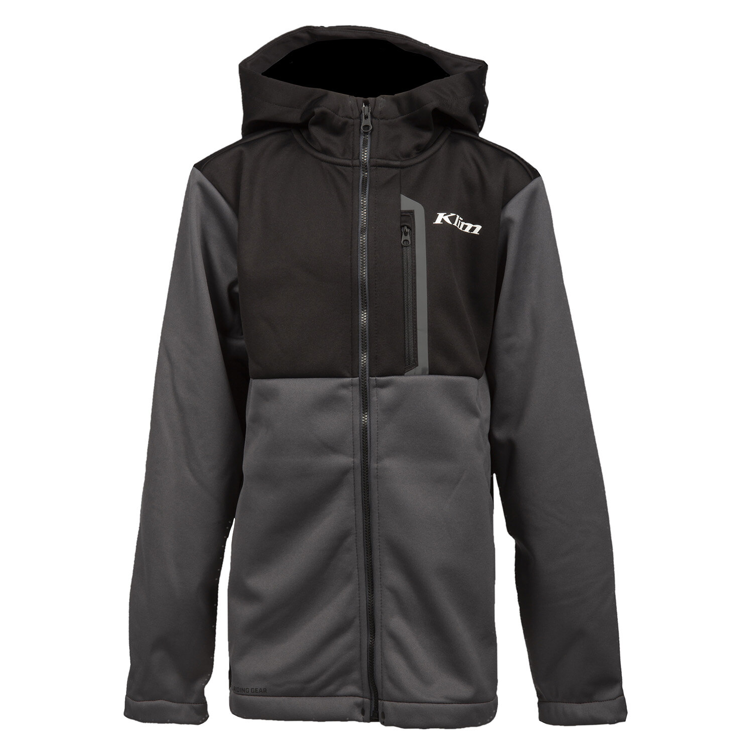 Transition Hoodie Youth YMD Black Asphalt