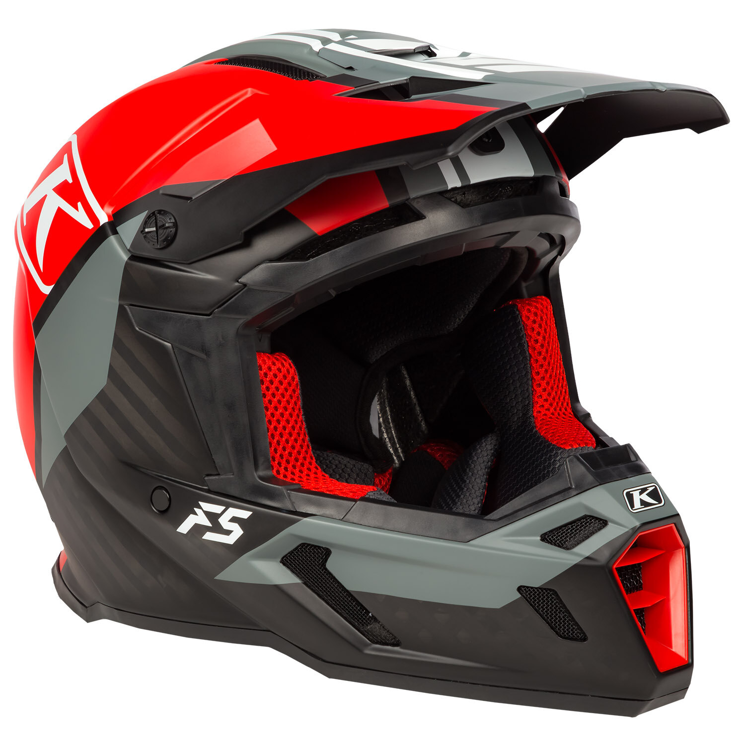 F5 Helmet ECE (Non Current) SM Shred High Risk Red