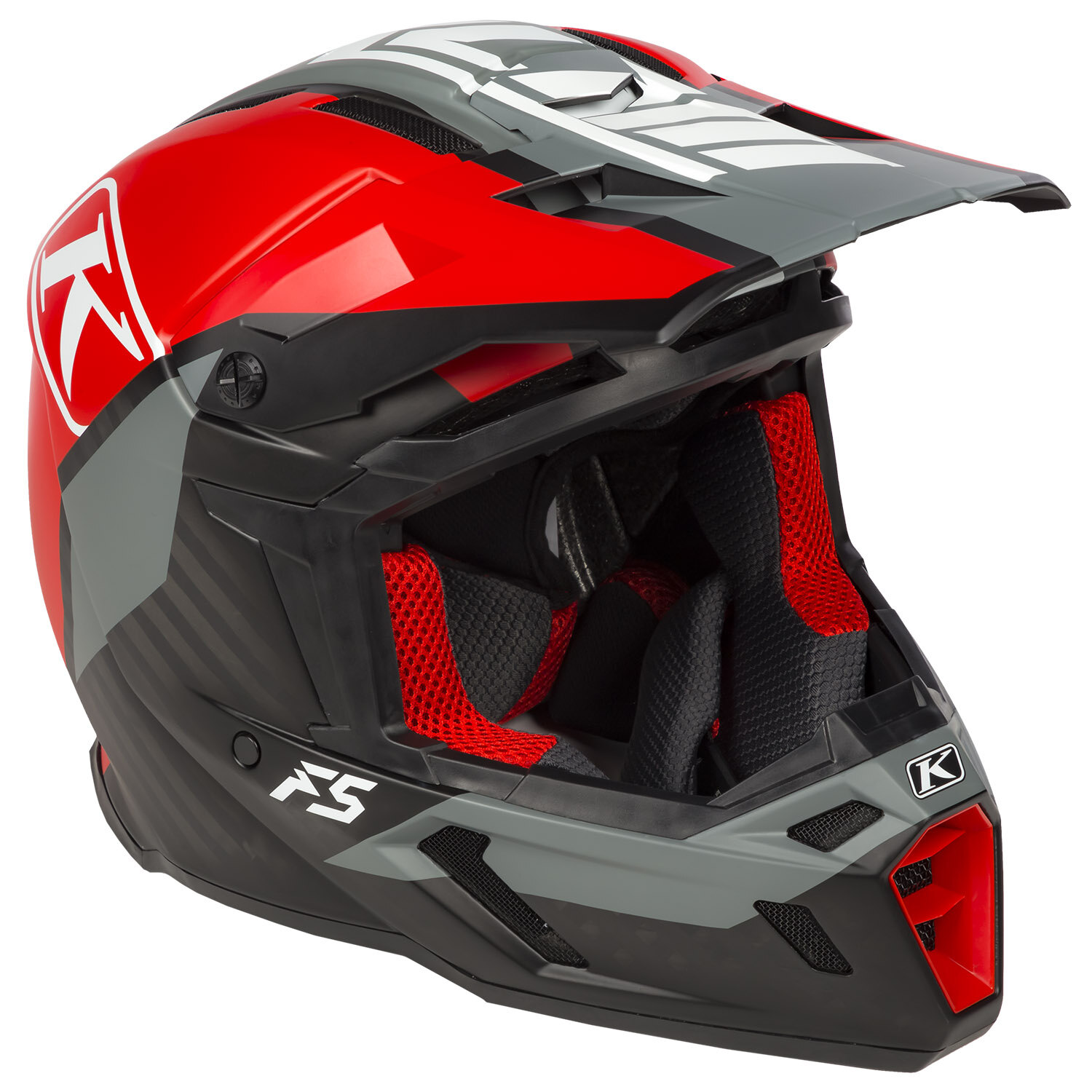 F5 Helmet ECE (Non Current) SM Shred High Risk Red