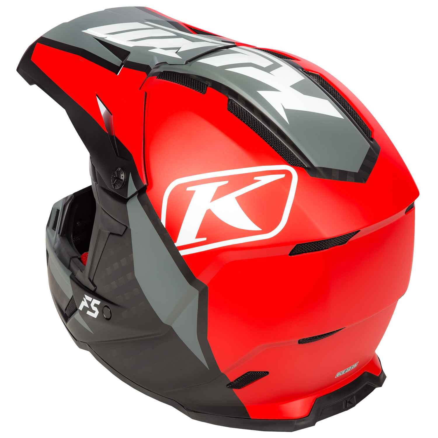 F5 Helmet ECE (Non Current) SM Shred High Risk Red